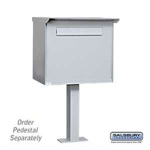  Pedestal Drop Box Jumbo Gray (Post sold Separately)