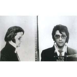  Elvis Presley Mug Shot Photo 1970 4 x 6 Photograph 