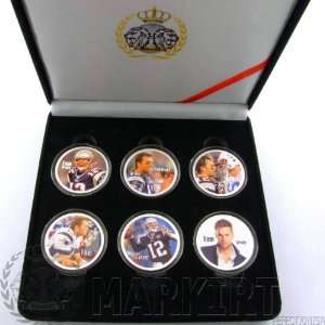  TOM BRADY PHOTO PRINTED COIN 6 COIN SET SYP091 Everything 