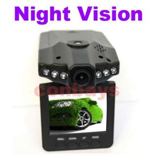 Car IR HD Night Vision Vehicle Video DVR 270Â° 6 LED Recorder 