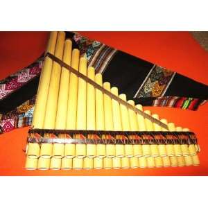  Pan Flute  Zampona Monocromatica 37 Pipes   Professional Instrument 