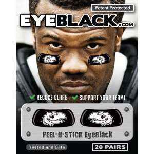  Kansas Jayhawks Ncaa Peel & Stick Eyeblack Strips (20 