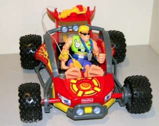 FISHER PRICE RESCUE HEROES DUNE BUGGY (PRE LOVED)  