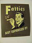 Fatties Marijuana Joint High Bike Sticker Scrpbook Fun