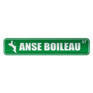   ANSE BOILEAU ST  STREET SIGN CITY SEYCHELLES