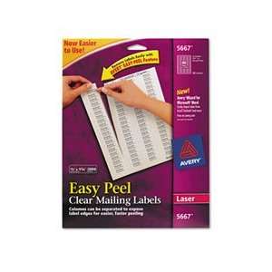  Avery® Clear Laser Mailing Labels