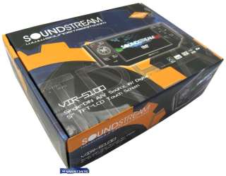 VIR 5100   Soundstream In Dash DVD/CD/ Receiver with 5 TFT LCD 