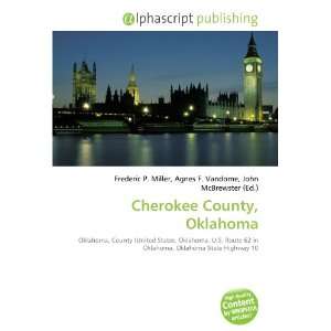  Cherokee County, Oklahoma (9786133856349) Books