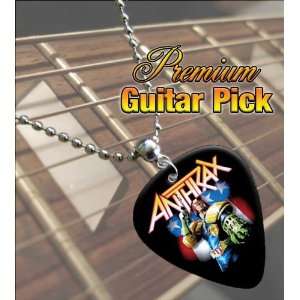  Anthrax I Am The Law Premium Guitar Pick Necklace Musical 