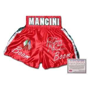   Name Model Boxing Trunks with Boom Boom Inscription