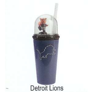 Pack of 5 NFL Detroit Lions Wind Up Mascot Drink Cups  