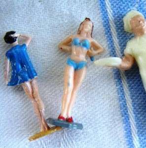   Play Doll House Bathing Beauties, Minature Furniture 50s/60s  