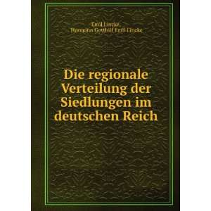  Die regionale Verteilung der Siedlungen im deutschen Reich 