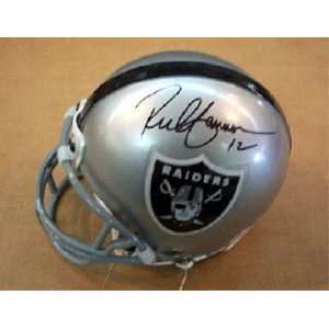  Rich Gannon Autographed / Signed Mini Helmet Everything 