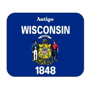  US State Flag   Antigo, Wisconsin (WI) Mouse Pad 