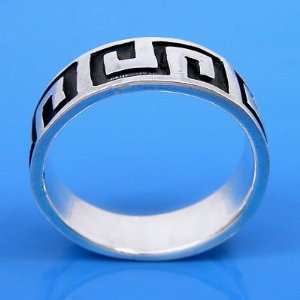  Key Design Oxidized Ring size 9.5  Arts, Crafts