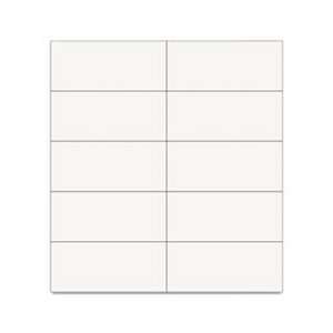  Dry Erase Magnetic Tape Strips, White, 2 x 7/8, 25/Pack 