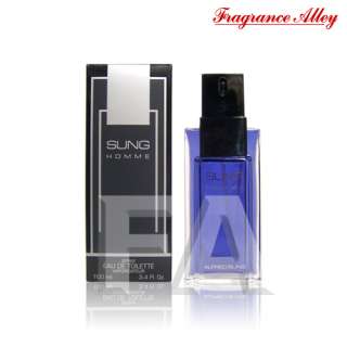SUNG HOMME by Alfred Sung 3.3 / 3.4 oz edt Cologne Spray for Men * New 