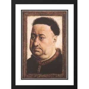 Campin, Robert 19x24 Framed and Double Matted Portrait of a Fat Man 