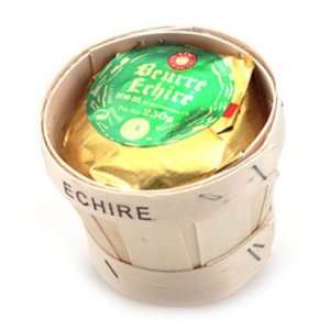 French Echire Butter AOC in a Wooden Basket   Salted   8.8 oz.