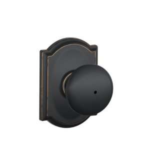  Schlage F40PLY716CAM Privacy Aged Bronze