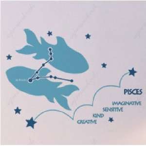 Made in US   Free Custom Color   Free Squeegee  Pisces (constellation 