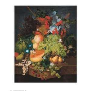 Still Life Fruit Georgius Van Os. 25.00 inches by 31.00 inches. Best 