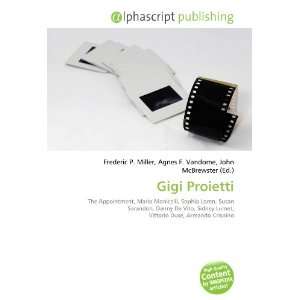  Gigi Proietti (9786134058278) Books