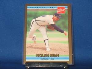 Nolan Ryan 1992 Donruss Coca Cola #22 1988 Astros  