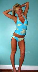 NEW NWT Victorias M Tankini Bikini Halter 2 piece Swimsuit Top Bottom 