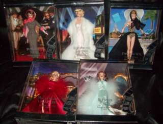Lot of all 5 Barbies Hollywood Movie Star Collection  