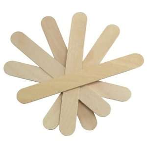  Cotton Orchid Bulk Large Wide Wood Wax Spatula Applicator 