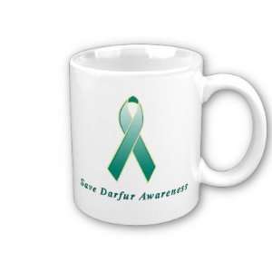  Save Darfur Awareness Ribbon Coffee Mug 
