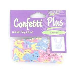  96 Packs of easter bunnies confetti plus mix .5 ounce bag 