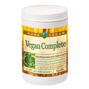   Vegan Vegan Complete Meal Replacement Vanilla 1.4lbs Health