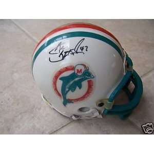  Glenn Blackwood Miami Dolphins Signed Mini Helmet W/coa 