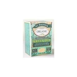 St Dalfour Cinnamon Apple Green Tea (25 Individually Wrapped Tea Bags 