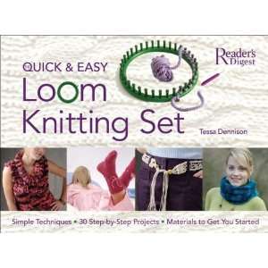    The Quick and Easy Loom Knitting Set Tessa Dennison Books