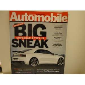   (Special Issue Big Sneak on Supercars, 25) Jean Jennings Books