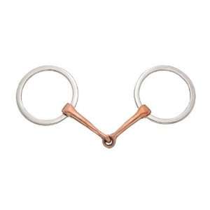  Kelly Silver Star Flat Ring Copper Snaffle   Stainless 