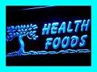 i263 b OPEN Health Foods Products Shop Neon Light Sign