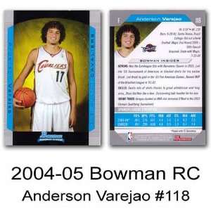  Bowman Cleveland Cavaliers Anderson Varejao 2004 05 Rookie 
