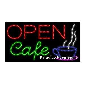  Cafe Open LED Sign 17 x 32