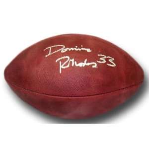  Dominic Rhodes Autographed Football
