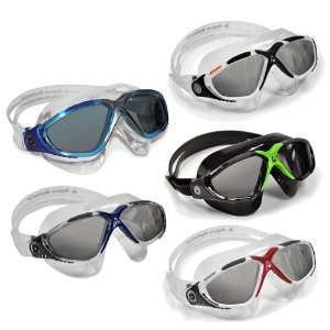  Aqua Sphere Vista Swim Mask Smoke Lens Goggles Sports 