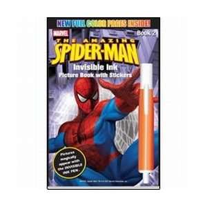   Spiderman Invisible Ink Book from Lee Publications Toys & Games
