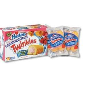 Hostess Strawberry & Crème Twinkies, 10 Cakes, 15 oz (Pack of 3)