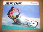 Kawasaki Factory Brochure 1992 550SX Jet Ski