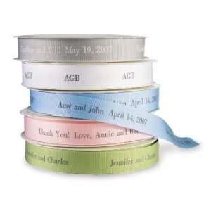    Personalized Ribbon   Silver   Grandin Road