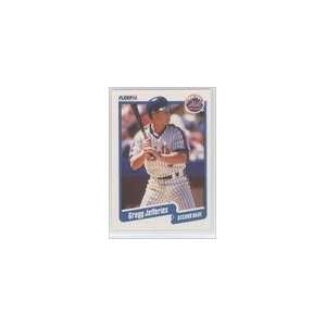  1990 Fleer #207   Gregg Jefferies Sports Collectibles